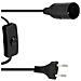 E-14 Socket Power Cable, Plug, Switch - Foto miniatura 1