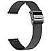 Bracciale In Acciaio Inossidabile Garmin Venu 3s / Forerunner 265s 18 Mm Black - Foto miniatura 1