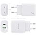 A110-0758 Caricabatterie per dispositivi mobili Universale Bianco AC Ricarica rapida Interno - Foto miniatura 5