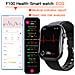 Orologio Ecg Intelligente Con Cardiofrequenzimetro, Fitness Tracker, Con Più Modalità Sportive Black Milanese Strap - Foto miniatura 5