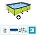 Piscina Fuori Terra - Rettangolo - 220x150x65 Cm - Groen - Include Accessori Coordinati Cb60 - Foto miniatura 1