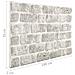Lusso Casadino -  Pannelli Murali 3d Con Design Mattoni Grigio Chiaro 10 Pz Eps - Foto miniatura 7