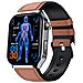 F700 Smartwatch: Monitoraggio Avanzato Della Salute E Fitness Brown - Foto miniatura 1