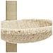 Albero per Gatti con Palo Tiragraffi in Sisal Crema 74 cm - Foto miniatura 8