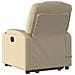Poltrona Alzapersona Massaggiante Elettrica Crema in Tessuto - Foto miniatura 5