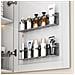 Mensola Portaoggetti Da Parete Nera, 1 Pezzo - Organizza Cosmetici E Accessori Da Bagno Senza Forare - Foto miniatura 3