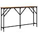 Tavolo Console Legno Vecchio 140x23x75 cm Legno Ingegnerizzato - Foto miniatura 1