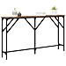 Tavolo Console Legno Vecchio 140x23x75 cm Legno Ingegnerizzato - Foto miniatura 3