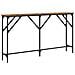 Tavolo Console Legno Vecchio 140x23x75 cm Legno Ingegnerizzato - Foto miniatura 6