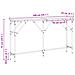 Tavolo Console Legno Vecchio 140x23x75 cm Legno Ingegnerizzato - Foto miniatura 9