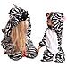 Pigiama Da Donna Tuta Kigurumi Onesie Zebra Bianco Nero 165-175 Cm L - Foto miniatura 4