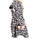 Pigiama Da Donna Tuta Kigurumi Onesie Zebra Bianco Nero 165-175 Cm L - Foto miniatura 5