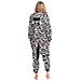 Pigiama Da Donna Tuta Kigurumi Onesie Zebra Bianco Nero 165-175 Cm L - Foto miniatura 7