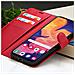 Custodia A Portafoglio Per Galaxy A10 Con Funzione Supporto E Linguetta Magnetica, Rosso - Foto miniatura 5