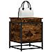 Contenitore con Coperchio Rovere Fumo 40x40x51,5cm Truciolato - Foto miniatura 2