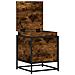Contenitore con Coperchio Rovere Fumo 40x40x51,5cm Truciolato - Foto miniatura 7
