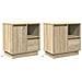 Armadio da Notte con 2 pcs rovere sonoma 50 x 34.5 x 50 cm. - Foto miniatura 1