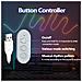 Striscia Led Neon Usb 3m - 60 Led/m, Controllo Bluetooth, 3 Tasti, Con Clip Di Montaggio - Foto miniatura 3