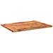 Piano Tavolo 80x50x2,5 cm Rettangolare Legno Massello Acacia - Foto miniatura 2