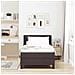 Letto box spring con materasso Marrone Scuro 90 x 190 cm - Foto miniatura 5