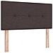 Letto box spring con materasso Marrone Scuro 90 x 190 cm - Foto miniatura 6