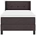 Letto box spring con materasso Marrone Scuro 90 x 190 cm - Foto miniatura 8