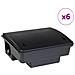 Trappole per Topi 6 pz Nere 23x19x9,5 cm - Foto miniatura 1