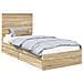 Letto con Contenitore con testiera Rovere Sonoma 90 x 200 cm - Foto miniatura 1
