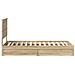 Letto con Contenitore con testiera Rovere Sonoma 90 x 200 cm - Foto miniatura 9