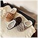Pantofole Calde In Montone Stile Birkenstock Con Lacci - Comfort E Stile Gray 40 - Foto miniatura 3