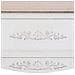 Sgabello Imbottito In Legno Laccato Bianco Antico 120x43x48h Cm - Foto miniatura 7