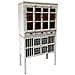 Armadio In Legno Bianco Fatto A Mano 96x42x175h Cm - Foto miniatura 1
