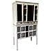 Armadio In Legno Bianco Fatto A Mano 96x42x175h Cm - Foto miniatura 3
