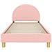 Struttura letto bambini con testata Rosa 90 x 190 cm - Foto miniatura 4
