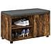 Panca per ingresso con porta Quercia Affumicata 80 x 38 x 46 cm - Foto miniatura 3