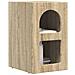 Comodino Rovere Sonoma 29,5 x 33,5 x 50 cm Legno multistrato - Foto miniatura 3