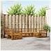Set divani 6 pcs Naturale Legno di Acacia Massello - Foto miniatura 2
