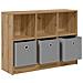 Credenza con cassetto Rovere artigianale 88,5 x 27,5 x 63,5 cm - Foto miniatura 5