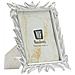 Cornice Portafoto Leavy Argento Con Decoro A Foglie Scolpite 15x20 Cm - Foto miniatura 1