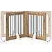 Cancello per cani pieghevole con supporti 6 pcs 482 cm - Foto miniatura 6