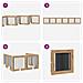 Cancello per cani pieghevole con supporti 6 pcs 482 cm - Foto miniatura 7