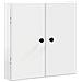 Armadio per Dartboard BREDA Bianco Lucido 52,5 x 10,5 x 53,5 cm - Foto miniatura 4