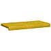 Cuscino per panchina Velluto Giallo Profondità 35 cm - Foto miniatura 5