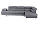 Divano Angolare Moderno In Tessuto Grigio Norrea - Foto miniatura 26