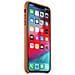 Cover Posteriore in Pelle per IPhone XS Max Colore Marrone - Foto miniatura 2