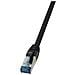 vers Cavo Patch Cat. 6a S / ftp Pur Ip20 Uv 5m Nero Nero 5 Metri - Foto miniatura 1