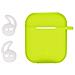 Aircase Custodia in Silicone per Auricolari AirPods Colore Giallo - Foto miniatura 1