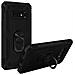 Cover Galaxy S10e Bi-materia Rigida Morbida Anello Magnetico Stand Nero - Foto miniatura 3