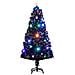 Albero di Natale Preilluminato con Supporto 120 cm Fibra Ottica - Foto miniatura 9