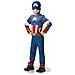 Travestimento Classico Da Capitan America Cartone Per Bambino - Taglia: 7/8 Anni (117/128 Cm)  - Foto miniatura 1